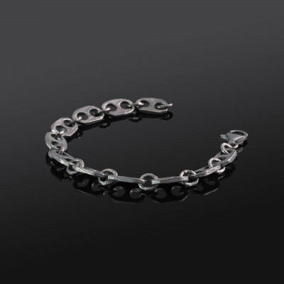 bracciale catena nero